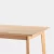 Import Japanese Beech Furniture Solid Wood Classic Rectangle Dining Table from China