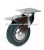 Import JH3 PVC or rubber pvc casters castors and wheel with total brake from China