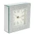 Import jinnhome lasted simple time zone modern decorative mirror glass unique crystal desk clock with line pattern from China