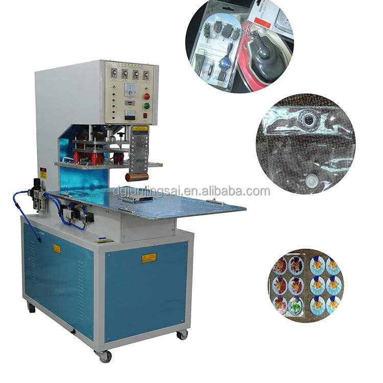 JUNSAI High Frequency Automatic PVC Film Cards Embossing Ultrasonic Plastic Welding Machine