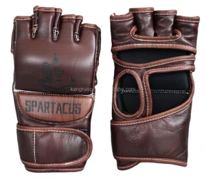 KANGRUI sports High quality wholesale custom logo boxing MMA half finger gloves UFC fighting MMA gloves