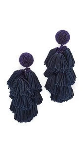 KDA6139 wholesale handmade beaded tassel earrings