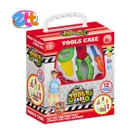 Kids DIY play house pretend tool case plastic boys repair tool toys