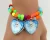 Import kids fashion accessories 2015 elastic candy bead photo charm bracelet for little girl from China