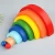 Import Kids Montessori Educational Block Play Toy Baby Wooden Rainbow Stacker For Toddler wooden puzzle from China