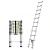 Import Kingladder KT40-32 11 steps telescopic ladder aluminum extendable ladder finger protection from China