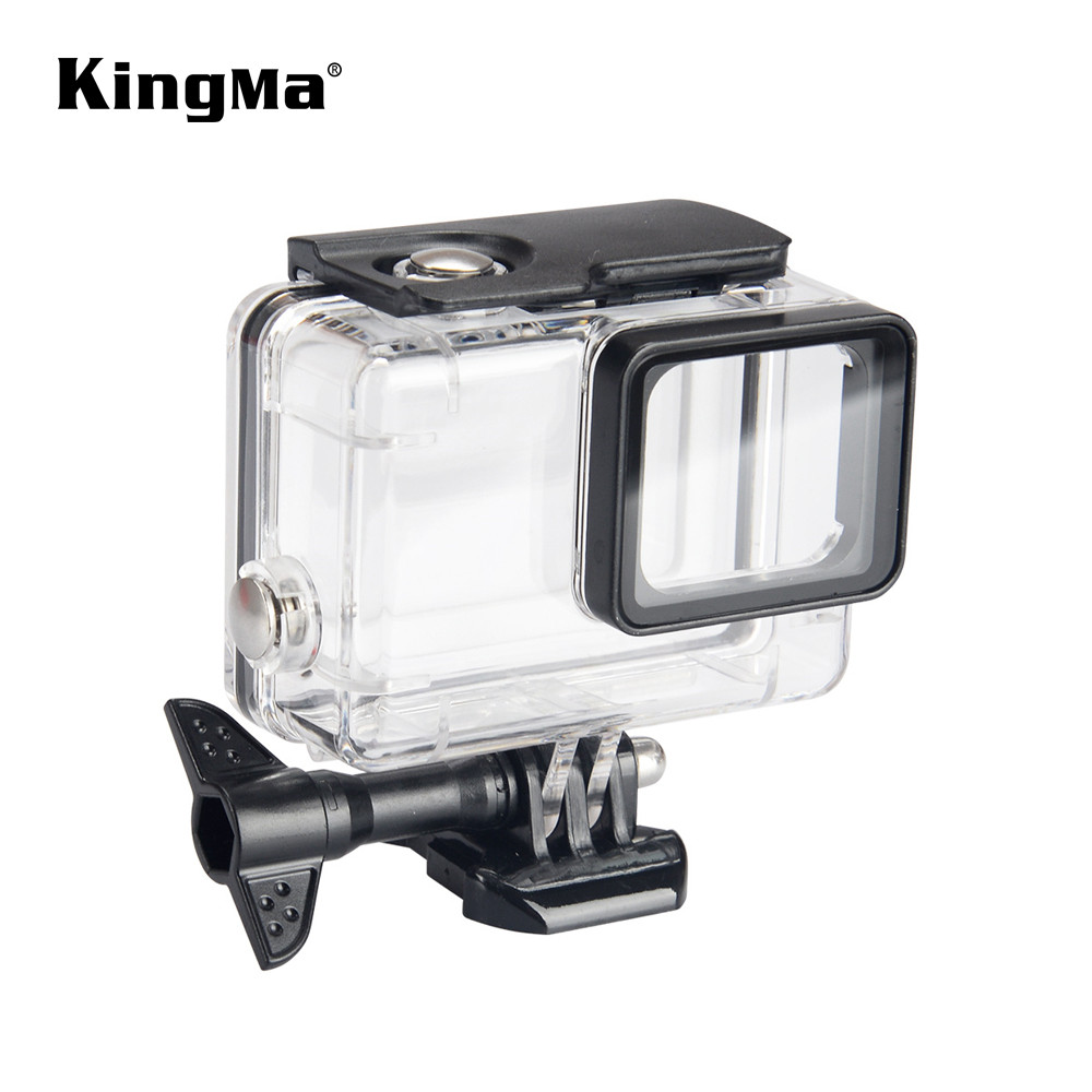 KingMa Waterproof Protective Housing Case for GoPro Hero 5 Black Action Camera with Quick Release Bracket &amp; Thumbscrew