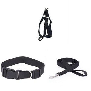 Kingtale adjustable easy walk dog pet harness step in and matching leash collar set