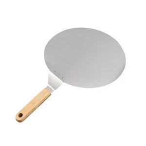 Kitchen supplies baking tools cake pie washable handle metal pizza peel