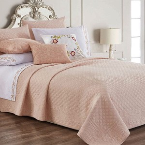 Kosmos 100% cotton fabric best quality comfortable quilted bedspread set