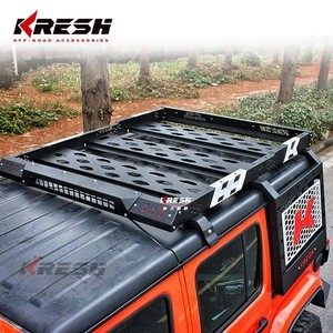 KRESH falcon roof luggage rack with black grid for wrangler jl