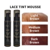 Lace tint spray 3 Color New arrival Hair Extension Tool For Tinting Your Silk Base Wigs Frontals And Closures Lace Tint Mousse
