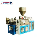 Large diameter high speed fiber reinforced PVC production line