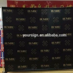 large format step & repeat backdrop banner,custom adjustable backdrop telescopic stand banner,display backdrops fabric banner,