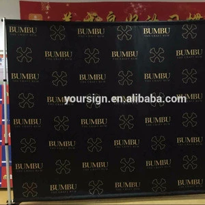 large format step &amp; repeat backdrop banner,custom adjustable backdrop telescopic stand banner,display backdrops fabric banner,