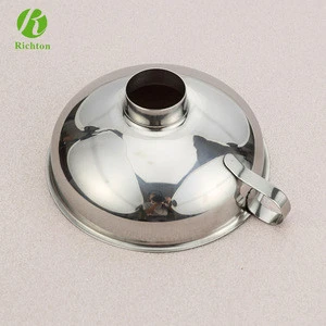 Large Stainless Steel Funnels for Kitchen,with 1 Pack Removable Filter for Essential Cooking Oils Transferring Liquid