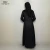 Import Latest abaya designs black color jubah back open Turkish Islamic clothing wholesale for women from China
