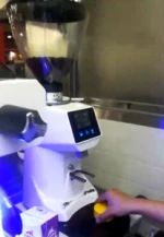 Latest design touch screen control commercial coffee beans grinder coffee mill