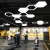 Import LED chandelier shaped hexagonal gym internet cafe supermarket office pile splicing modeling lamp y-shaped chandelier from China