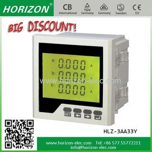 LED /LCD 3 phase multifunction power meter testing current voltage power energy three phase digital energy meter