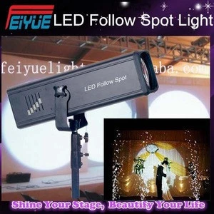 Led professional stage light follow spot 300w rgbw color spot light wedding stage lights