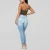Import Light Blue Classic High Waist Skinny Jeans from China
