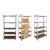 Import Light duty 5 tier iron storage rack metal shelves for home storage from China