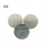 Light effective high quality well deisgned high effective 125mm  white paper red sand velvet polishing sand paper