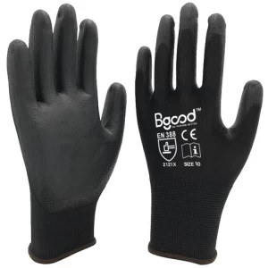 Lightweight thin bare hand sensitive PU Coating Working Gloves For Gardening super dexterity Assembly gloves