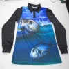 long sleeve polyester custom breathable  fishing shirt