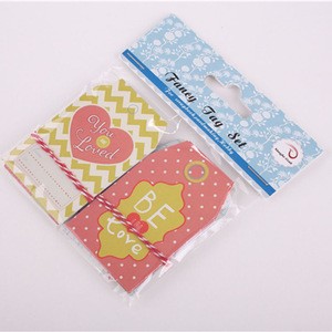love valentine theme craft paper tags for card decorations and paper craft use