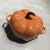 Import Lovely pumpkin bowl with cover steamed egg bowl household ceramic bowl breakfast dinnerware Stew pot from China