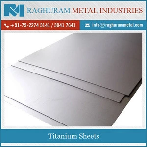 Low Cost Widely Used Titanium Plates/ Sheets Exporter