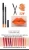 Import LOW MOQ Sell Fast Smoothly Lip Pen 12 Colors Matt Stereo Lip Liner Pencil Color Box Packing from China