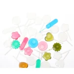 Low price 4ml Disposable strip shape Macaron Pipettes for cupcakes