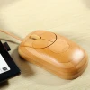 Low price china bamboo usb wired mouse for computer