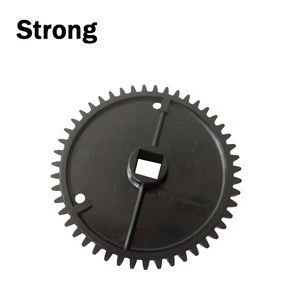Low price POM Nylon 0.4mm-0.5mm modulus spur gears with customized specifications for toy