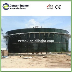 low project cost glass fused to steel bolted tank used as chemical storage equipment