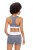 Import LuckPanther customised recycled fabric fitness sets clothing women yoga top and short set from China