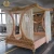 Import luxury designs bedroom furniture european hand carving fabric bed from China