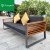 Import Luxury Exterior Aluminum Furniture Garden Sofas Teak Outdoor Patio Sofa Furniture Garden Sofa Set from China