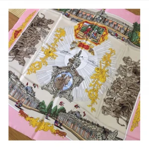 luxury high quality 100% silk scarf made in China