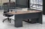 Import luxury  modern office 6 people office furniture desk from China