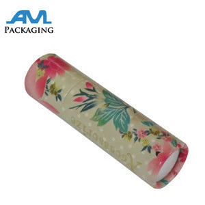 Luxury Paper tube for Lip Balm Round Tube Custom Logo Cardboard Packaging