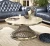 Import luxury round marble coffee table sets from China