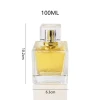 Luxury Square 50ml 100ml Glass Perfume Spray Bottle