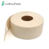 LuzhouPack Custom Embossed Bulk Wholesale Dissolvable Bamboo Pulp Jumbo Roll Paper Towels Hotel Bathroom Toilet Tissues
