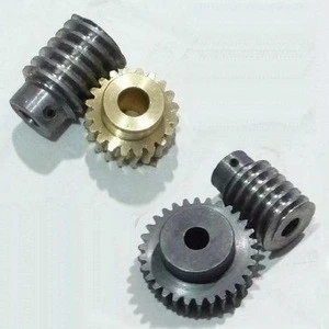 Machine parts small module worm and worm gear