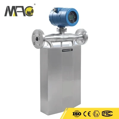 Macsensor Accurate Precision Grade Competitive Price Triangle Coriolis Mass Fuel Natural Gas Air Flow Meter