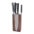 Import Magnetic Knife Holder with 4 side Magnet walnut Wood Magnetic Knife Guard Holder, Organizer Block Without Knives for kitchen from China